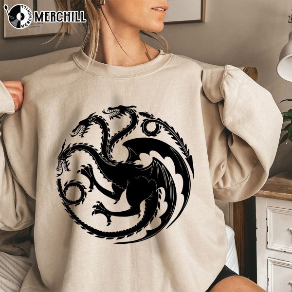 Fire and Blood Targaryen Sweatshirt, Targaryen Shirt, Game of Thrones