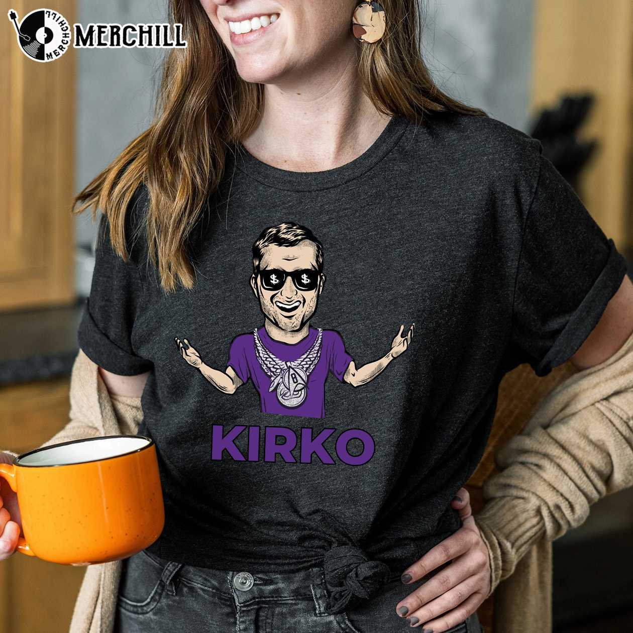 Funny Kirk Cousins Shirt Minnesota Vikings Long Sleeve Shirt Gifts for  Vikings Fans - Happy Place for Music Lovers