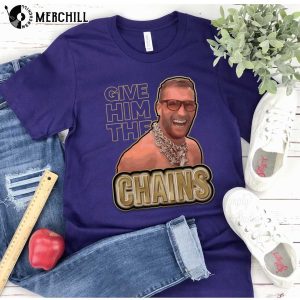 Give Him The Chains Kirk Cousins Shirt Minnesota Vikings T Shirt Gifts for Vikings Fans 5