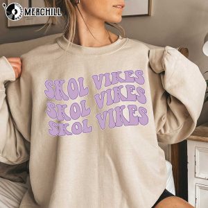 Groovy Skol Vikes Womens Minnesota Vikings Shirt Gifts for Vikings Fans 4