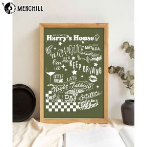 Harry Styles Poster Harrys House Harry Styles Inspired Gifts