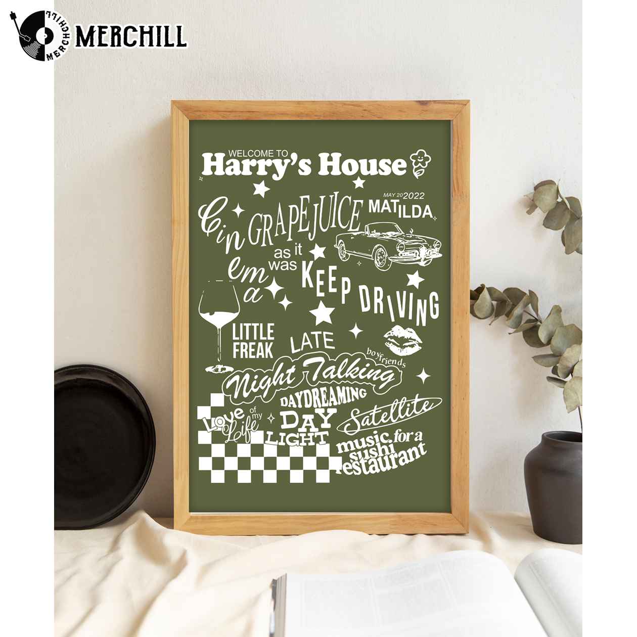 Harry Styles Poster Harry's House Harry Styles Inspired Gifts - Happy Place  for Music Lovers