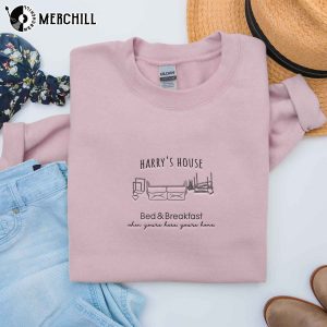 Harrys House Bed and Breakfast Embroidered Sweatshirt Gifts for Harry Styles fans 3