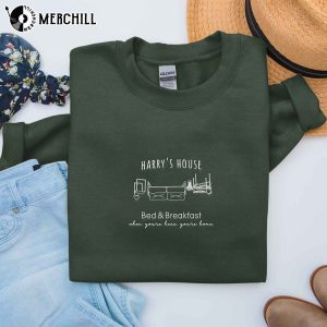 Harrys House Bed and Breakfast Embroidered Sweatshirt Gifts for Harry Styles fans