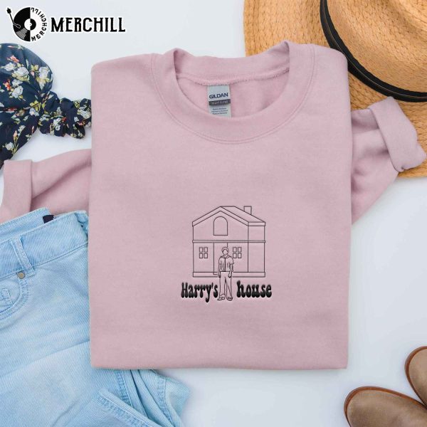 Harry’s House Embroidered Harry Styles Sweatshirt Harry Styles Inspired Gifts