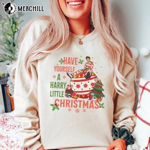Have Yourself A Harry Little Christmas Sweatshirt Harry Styles Tee Funny Harry Styles Shirts 4