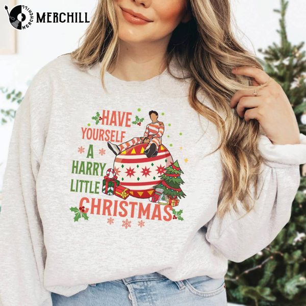 Have Yourself A Harry Little Christmas Sweatshirt, Harry Styles Tee, Funny Harry Styles Shirts