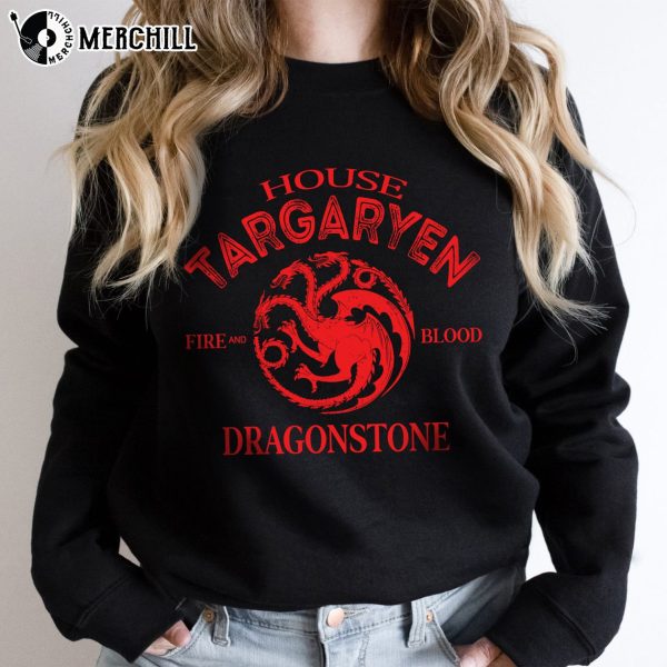 House Targaryen Shirt, House Targaryen Fire and Blood, Game of Thrones