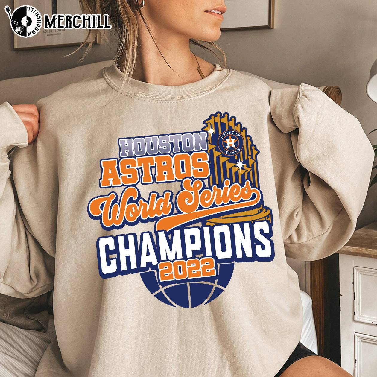 Houston Astros World Series Champions 2022 Sweatshirt, Astro Shirts, Gifts  for Houston Astros Fans - Happy Place for Music Lovers