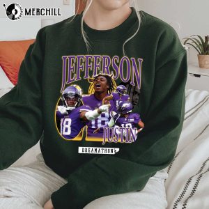 Justin Jefferson Shirt Minnesota Vikings T Shirt Gifts for Vikings Fans 3