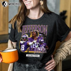 Justin Jefferson Shirt Minnesota Vikings T Shirt Gifts for Vikings Fans 4