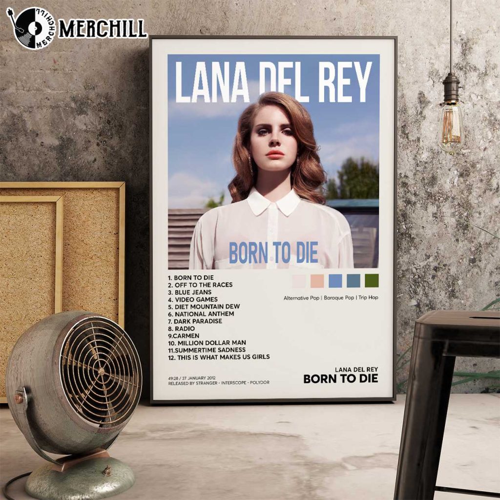 Lana Del Rey Born to Die Poster Gifts for Lana Del Rey Fans - Happy ...