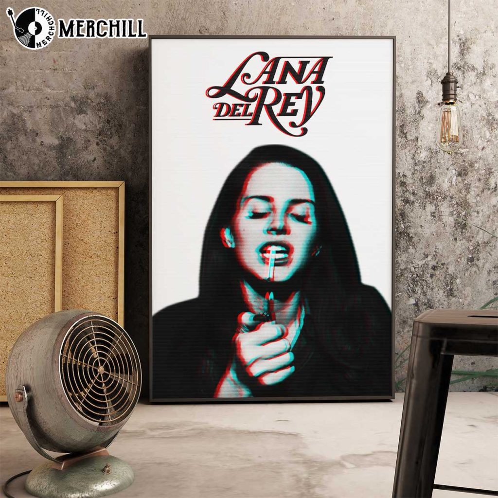 Lana Del Rey Smoking Poster Lana Del Rey Gift Ideas - Happy Place for ...