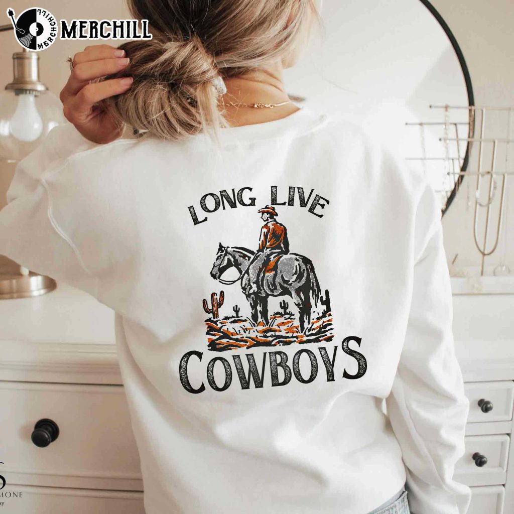 Long Live Cowboys Vintage Western T Shirts Gift for Him - Happy Place ...