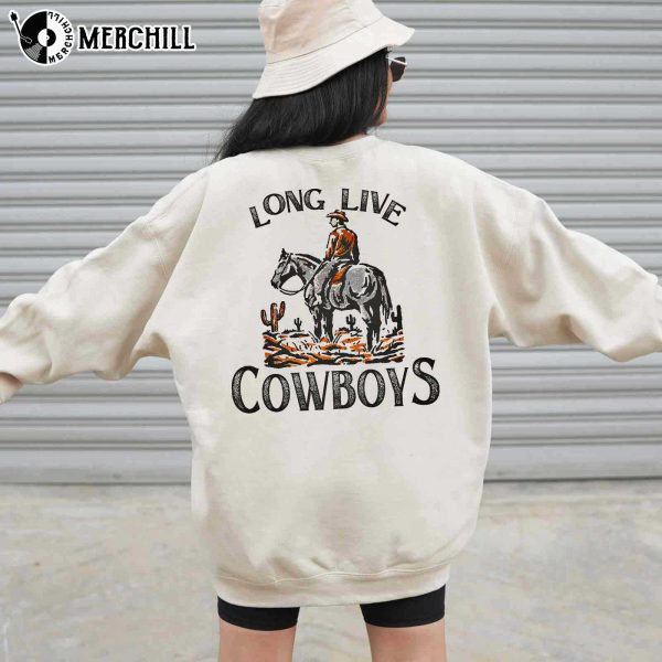 Long Live Cowboys Vintage Western T Shirts Gift for Him
