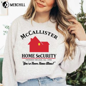 Mccallister Home Security Sweatshirt Home Alone Christmas Shirt 2