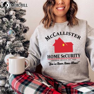 Mccallister Home Security Sweatshirt Home Alone Christmas Shirt 3