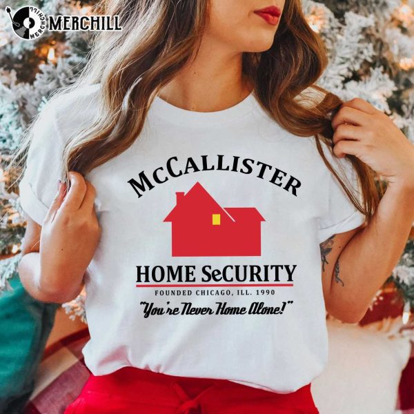Mccallister Home Security Sweatshirt, Home Alone Christmas Shirt