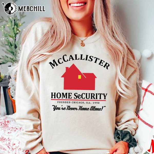 Mccallister Home Security Sweatshirt, Home Alone Christmas Shirt