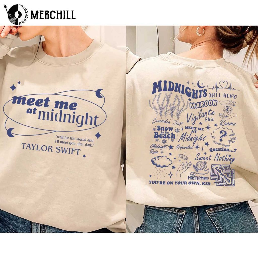Meet Me at Midnight Taylor Swift Album Sweatshirt