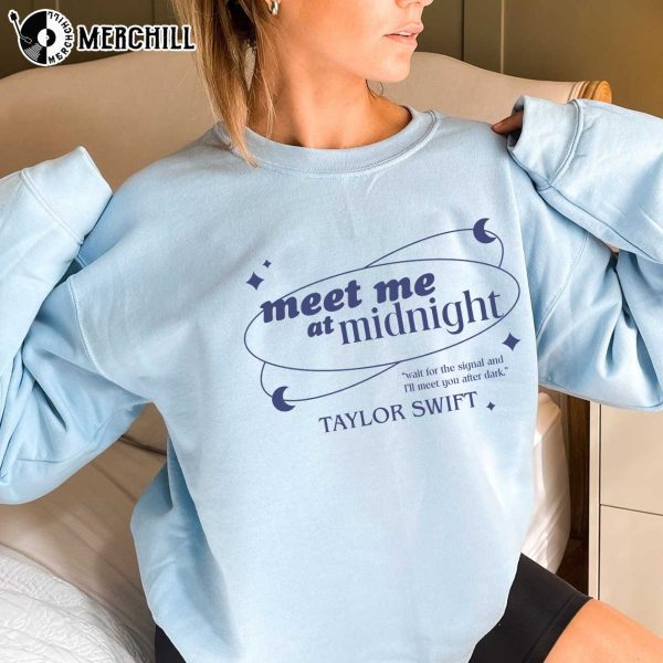 Meet Me at Midnight Taylor Swift Album Sweatshirt Swiftie Shirt