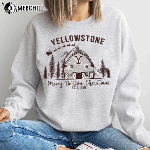 Merry Dutton Christmas Yellowstone Christmas Shirt Yellowstone Christmas Gifts 3