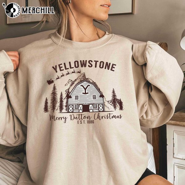 Merry Dutton Christmas Yellowstone Christmas Shirt Yellowstone Christmas Gifts
