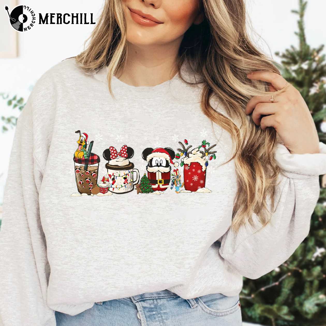 Santa Mickey Shirt, Mickey Mouse Christmas Shirt Womens, Gifts for Disney  Lovers - Happy Place for Music Lovers