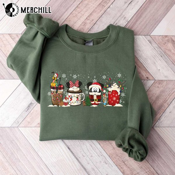 Mickey and Friends Christmas Shirt Coffee Gifts for Disney Lovers