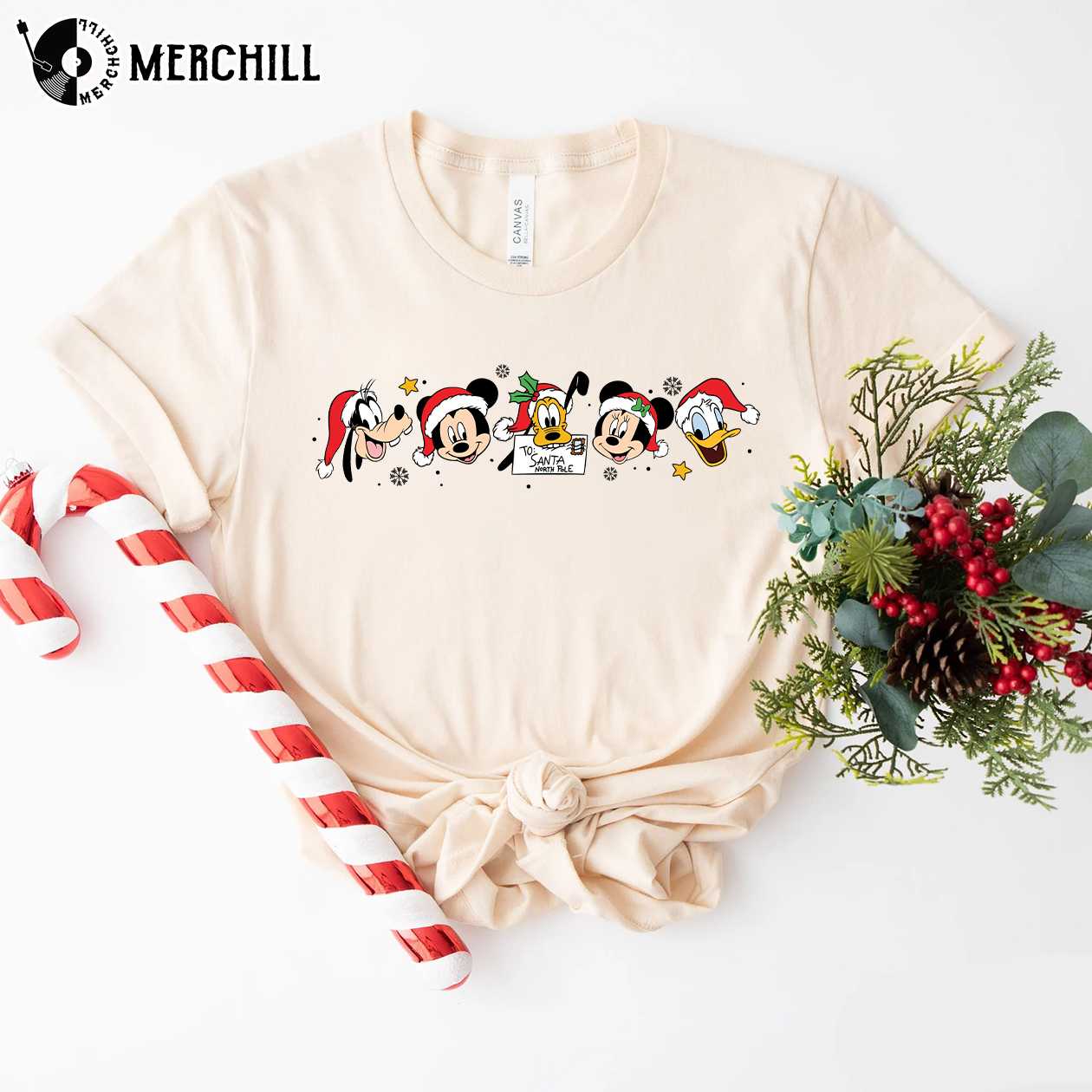 Mickey and Friends Christmas Shirt, Mickey Mouse Christmas Shirt, Gifts for  Disney Lovers - Happy Place for Music Lovers