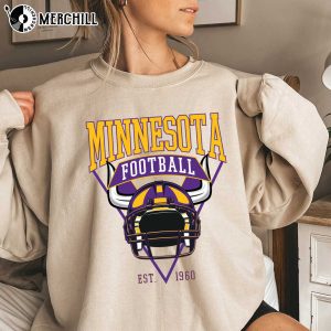 Minnesota Football 1960 Vintage Vikings T Shirt Gifts for Vikings Fans 2