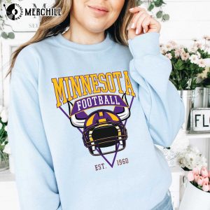 Minnesota Football 1960 Vintage Vikings T Shirt Gifts for Vikings Fans 4