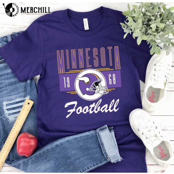Minnesota Football 1968 Vintage Vikings Shirts Gifts for Vikings Fans