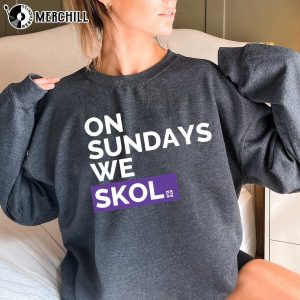 On Sundays We Skol Shirt Skol Vikings Shirt Minnesota Vikings Gift 2