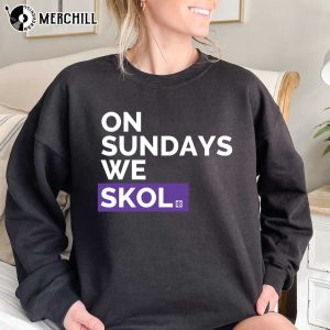 On Sundays We Skol Shirt Skol Vikings Shirt Minnesota Vikings Gift