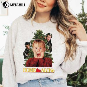 Red Home Alone Christmas Shirt Christmas Gift for Young Adults 2