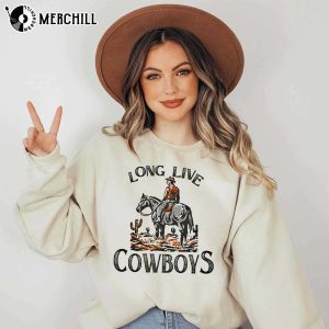 Retro Long Live Cowboys Womens Short Sleeve Western Shirts 3