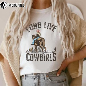 Retro Long Live Cowgirls Shirt Women Western Cowgirl Gift Ideas 4