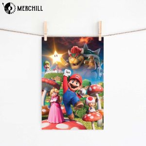 Super Mario Bros Movie Poster Gifts for Mario Lovers