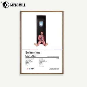 Swimming Mac Miller Poster Mac Miller Gift Ideas