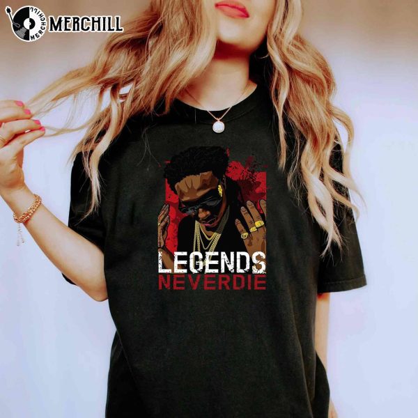 Takeoff Legends Never Die Shirt, Migos Shirt, Migos Fan Gift