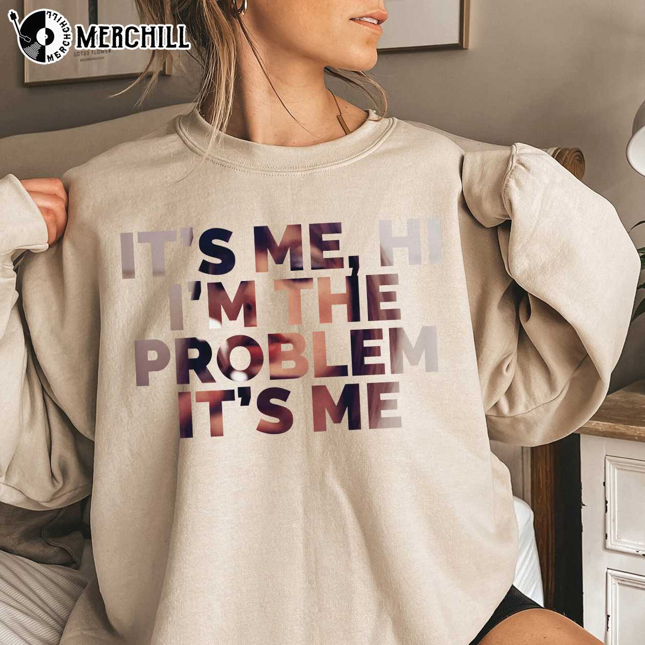 Taylor Swift Face Shirt It's Me Hi I'm the Problem It's Me Taylor Swift  Lover Gifts - Happy Place for Music Lovers