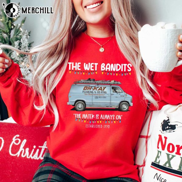 The Wet Bandits Christmas Sweater, Home Alone Christmas Shirt, Funny Christmas Gifts