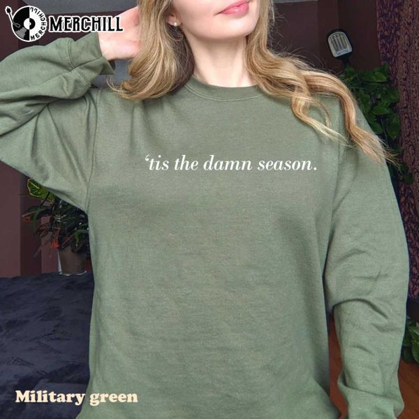 Tis the Damn Season Vintage Taylor Swift Shirt Christmas Gifts for Taylor Swift Fans