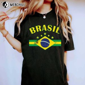 Vintage Brazil TShirt Brasil World Cup 2022 Gift Ideas