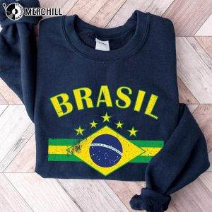 Vintage Brazil TShirt Brasil World Cup 2022 Gift Ideas 4