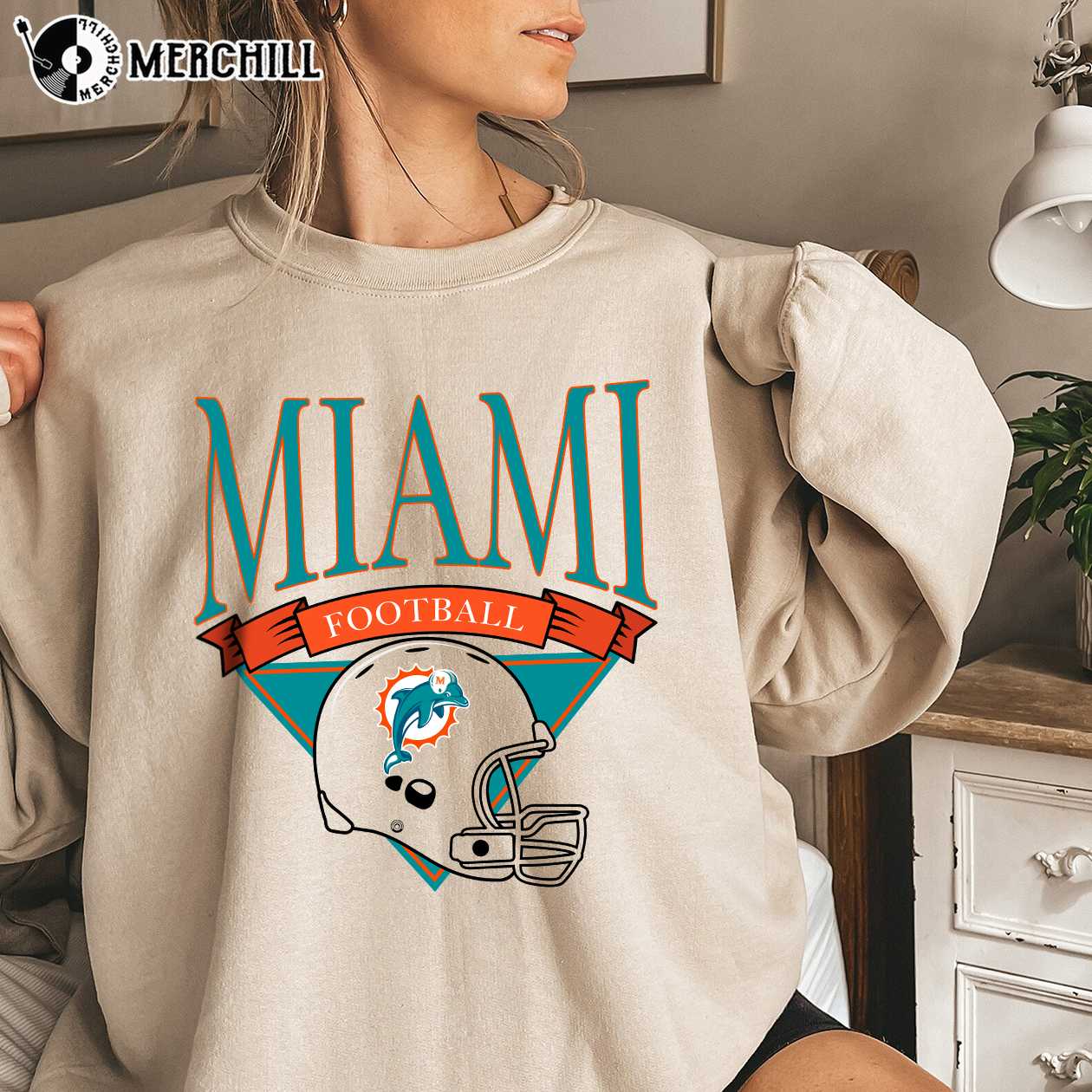 miami dolphins sweatshirt vintage