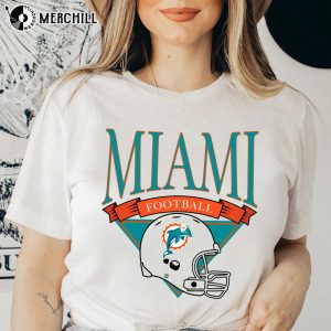 Miami Dolphins Shirt Throwback Miami Football - Anynee