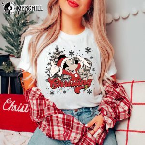 Vintage Happy Christening Mickey Mouse Shirt Mickey Christmas Shirt Gifts for Disney Lovers 3