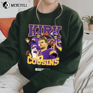 Vintage Kirk Cousins Shirt Minnesota Vikings Shirt Gifts for Vikings Fans 3